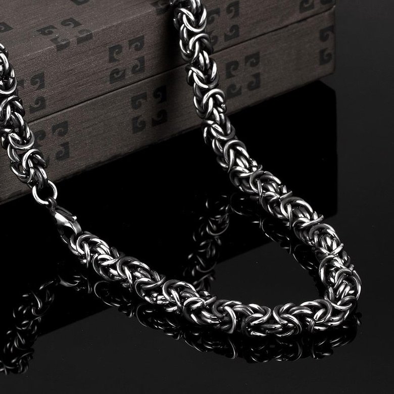 Wholesale Punk 316L stainless steel Geometric Necklace TGSTN080 2