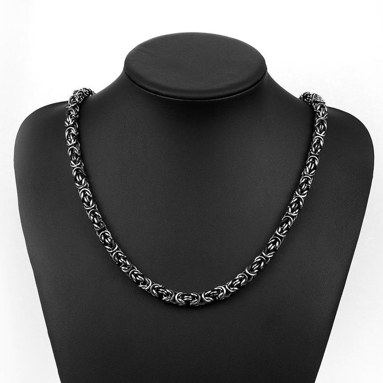 Wholesale Punk 316L stainless steel Geometric Necklace TGSTN080 4