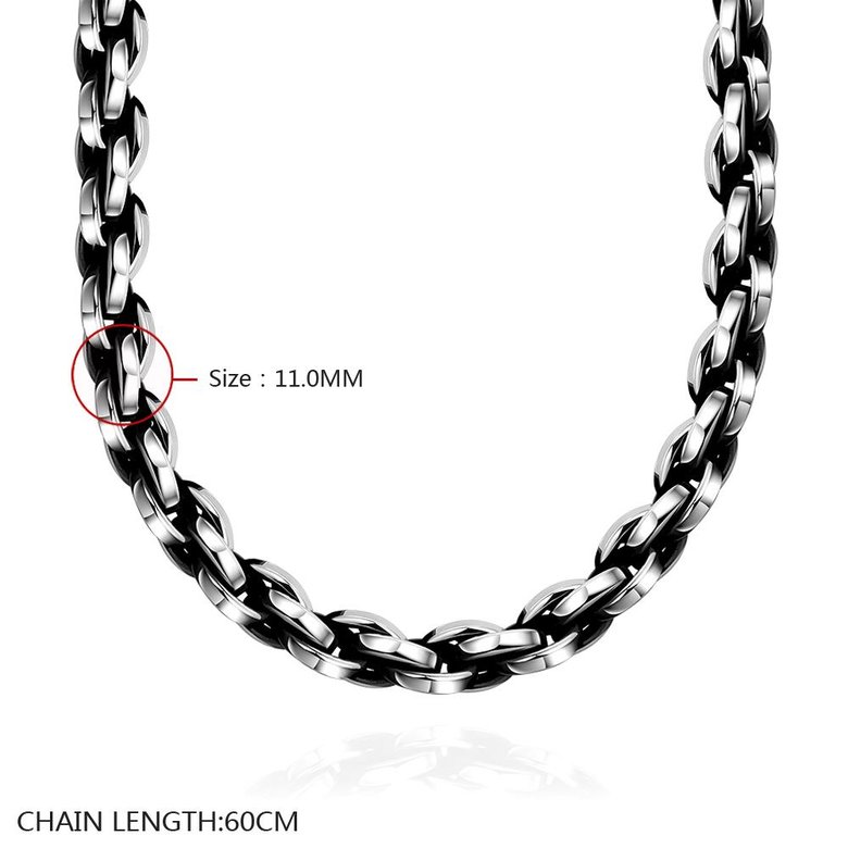 Wholesale Punk 316L stainless steel Geometric Necklace TGSTN117 0