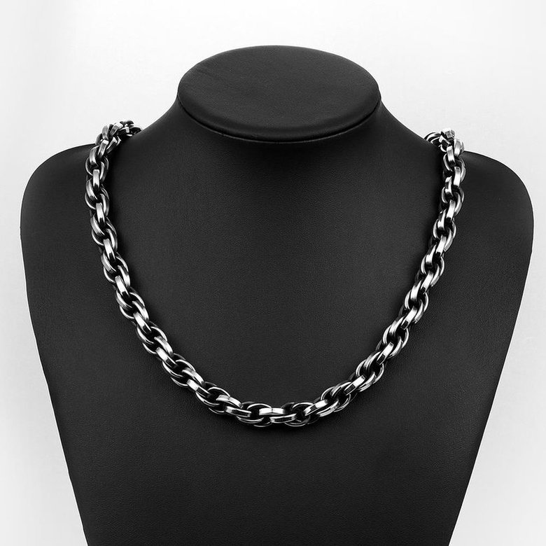 Wholesale Punk 316L stainless steel Geometric Necklace TGSTN117 4