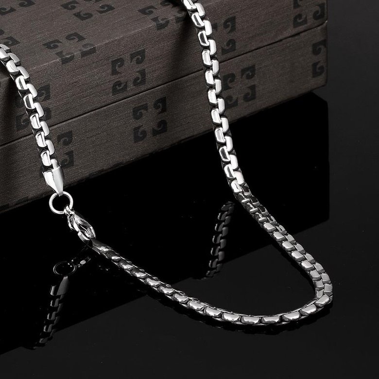Wholesale Punk 316L stainless steel Geometric Necklace TGSTN118 2