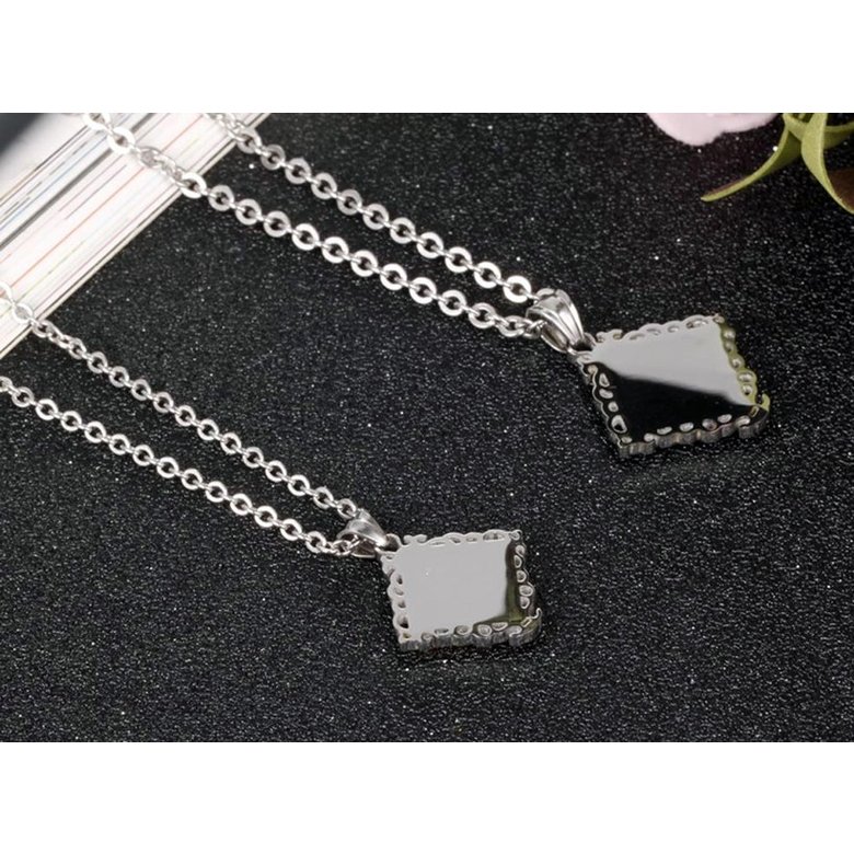 Wholesale New Style Fashion Stainless Steel Couples necklaceLovers TGSTN024 2