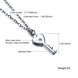 Wholesale Style Fashion Stainless Steel Couples necklaceLovers TGSTN005 4 small
