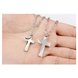 Wholesale Fashion Stainless Steel Couples necklaceLovers TGSTN006 3 small