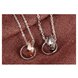 Wholesale Fashion Stainless Steel Couples necklaceLovers TGSTN007 4 small