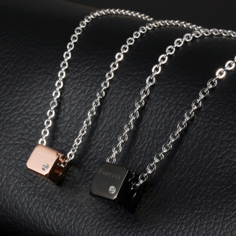 Wholesale Fashion Stainless Steel Couples necklaceLovers TGSTN008 0
