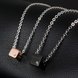 Wholesale Fashion Stainless Steel Couples necklaceLovers TGSTN008 0 small