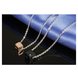 Wholesale Fashion Stainless Steel Couples necklaceLovers TGSTN008 3 small