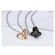 Wholesale Fashion Stainless Steel Couples necklaceLovers TGSTN009 3 small