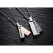 Wholesale Fashion Stainless Steel Couples necklaceLovers TGSTN010 2 small