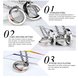 Wholesale New Fashion Stainless Steel Couples necklaceLovers TGSTN011 2 small