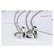 Wholesale New Fashion Stainless Steel Couples necklaceLovers TGSTN011 3 small