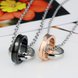 Wholesale New Fashion Stainless Steel Couples necklaceLovers TGSTN012 0 small