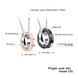 Wholesale New Fashion Stainless Steel Couples necklaceLovers TGSTN012 1 small
