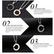 Wholesale New Fashion Stainless Steel Couples necklaceLovers TGSTN002 2 small