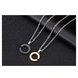 Wholesale New Fashion Stainless Steel Couples necklaceLovers TGSTN002 3 small