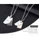Wholesale New Fashion Stainless Steel Couples necklaceLovers TGSTN015 0 small