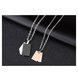 Wholesale New Fashion Stainless Steel Couples necklaceLovers TGSTN015 3 small