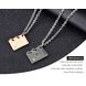 Wholesale New Fashion Stainless Steel Couples necklaceLovers TGSTN016 0 small