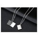 Wholesale New Fashion Stainless Steel Couples necklaceLovers TGSTN016 3 small