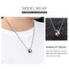 Wholesale New Fashion Stainless Steel Couples necklaceLovers TGSTN019 4 small