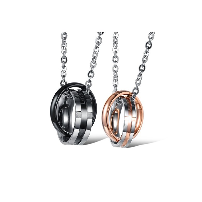 Wholesale Hot selling fashion stainless steel couples Necklace TGSTN062 0