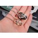 Wholesale Hot selling fashion stainless steel couples Necklace TGSTN062 1 small