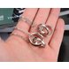 Wholesale Hot selling fashion stainless steel couples Necklace TGSTN063 2 small