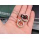 Wholesale Hot selling fashion stainless steel couples Necklace TGSTN124 2 small