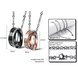 Wholesale Hot selling fashion stainless steel couples Necklace TGSTN124 4 small