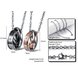 Wholesale Hot selling fashion stainless steel couples Necklace TGSTN125 4 small