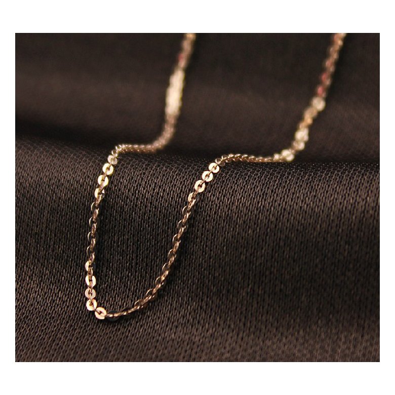 Wholesale Hot selling jewelry stainless steel rose gold plating Necklace TGSTN127 1