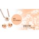 Wholesale Fashion elegant stainless steel rose gold plating daisy Necklace TGSTN128 0 small