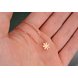 Wholesale Fashion elegant stainless steel rose gold plating daisy Necklace TGSTN128 3 small