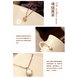 Wholesale Fashion stainless steel CZ elegant fox Necklace TGSTN129 3 small