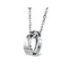 Wholesale Fashion stainless steel CZ couples Necklace TGSTN026 0 small