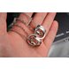 Wholesale Fashion stainless steel CZ couples Necklace TGSTN026 4 small