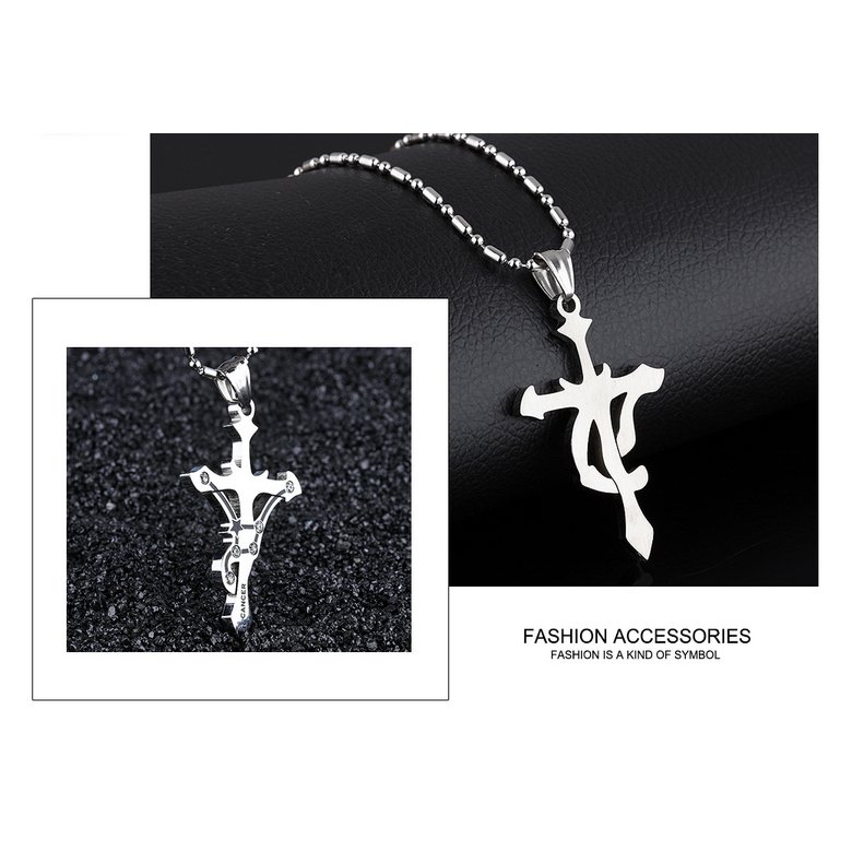 Wholesale Capricorn Constellations 316L Stainless Steel Necklace TGSTN068 0