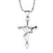Wholesale Libra Constellations 316L Stainless Steel Necklace TGSTN077 0 small