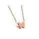 Wholesale Hot selling fashion jewelry stainless steel butterfly Necklace TGSTN131 0 small