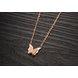 Wholesale Hot selling fashion jewelry stainless steel butterfly Necklace TGSTN131 2 small