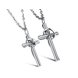 Wholesale The popularhot selling fashion stainless steel jewelry cross couples Necklace TGSTN030 0 small