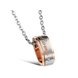 Wholesale Hot selling fashion stainless steel couples Necklace TGSTN120 1 small