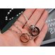 Wholesale Hot selling fashion stainless steel couples Necklace TGSTN035 3 small