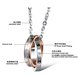 Wholesale Hot selling fashion stainless steel couples Necklace TGSTN082 4 small