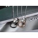 Wholesale Hot selling fashion stainless steel cross couples Necklace TGSTN036 1 small