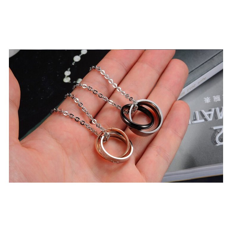 Wholesale Hot selling fashion stainless steel cross couples Necklace TGSTN037 2