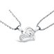 Wholesale Great Gift Love Symbols couples Necklace stainless steel Necklacepair TGSTN043 0 small