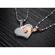 Wholesale Great Gift Love Symbols couples Necklace stainless steel Necklacepair TGSTN044 2 small