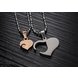 Wholesale Great Gift Love Symbols couples Necklace stainless steel Necklacepair TGSTN044 3 small